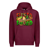 Burgundy Fiesta squad Premium Hoodie - FaDigitalArtStudio