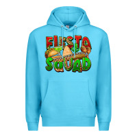 Ocean Blue Fiesta squad Premium Hoodie - FaDigitalArtStudio