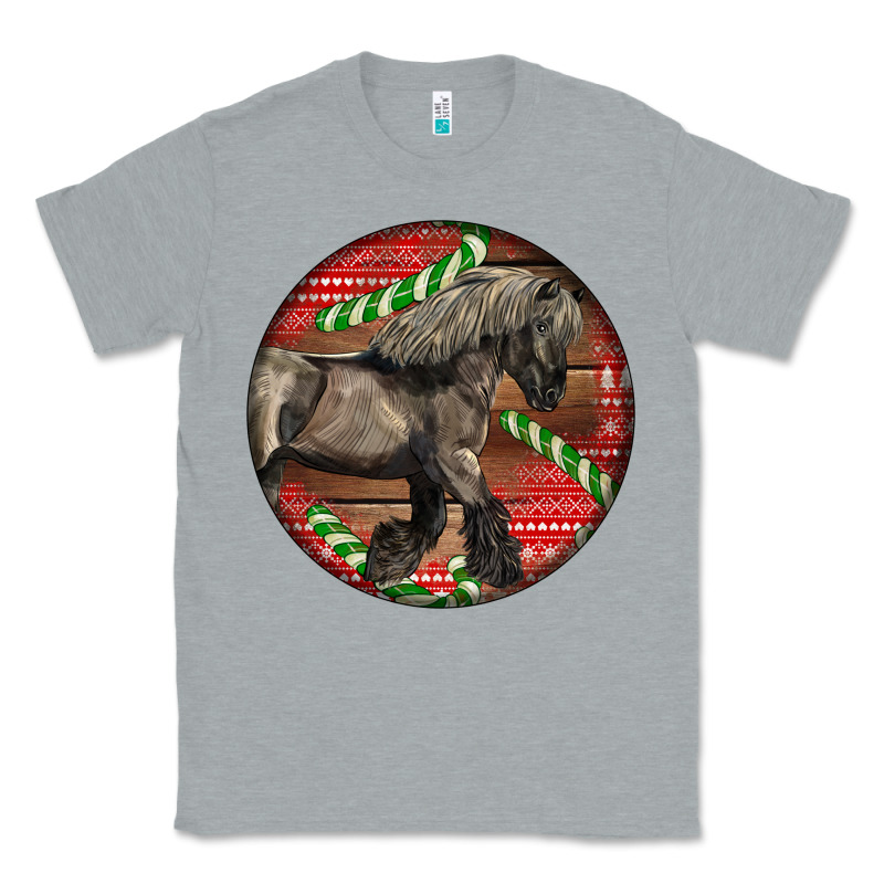 Belgian Horse Christmas Classic Tee by LillyAllenDesigns | Teevron