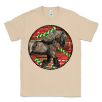 Mushroom Belgian Horse Christmas Classic Tee - LillyAllenDesigns