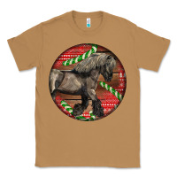Toasted Coconut Belgian Horse Christmas Classic Tee - LillyAllenDesigns