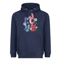 Navy easter love Heavyweight Hoodie - FaDigitalArtStudio