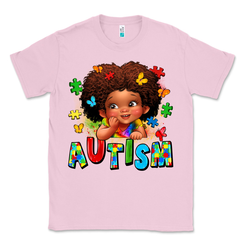 Autism Afro Girl Classic Tee by LillyAllenDesigns | Teevron
