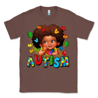Chestnut autism afro girl Classic Tee - LillyAllenDesigns