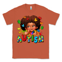Copper autism afro girl Classic Tee - LillyAllenDesigns