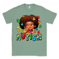 Sage autism afro girl Classic Tee - LillyAllenDesigns