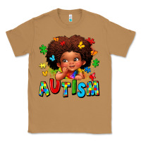 Toasted Coconut autism afro girl Classic Tee - LillyAllenDesigns
