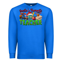 True Royal Santa's Favorite Teacher Premium Sweatshirt - FaDigitalArtStudio