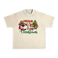 Sandshell siamese cat meowy christmas Urban Heavy Tee - LillyAllenDesigns