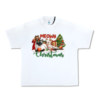 White siamese cat meowy christmas Urban Heavy Tee - LillyAllenDesigns
