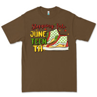Cacao stepping into juneteenth Premium Tee - MaliasSmallBusiness
