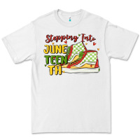 White stepping into juneteenth Premium Tee - MaliasSmallBusiness