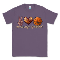 Lavender peace love basketball Classic Tee - JahusDesignShop