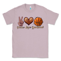 Lilac peace love basketball Classic Tee - JahusDesignShop