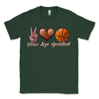 Sports Green peace love basketball Classic Tee - JahusDesignShop