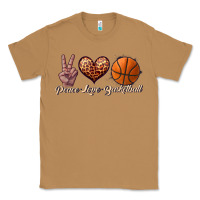 Toasted Coconut peace love basketball Classic Tee - JahusDesignShop