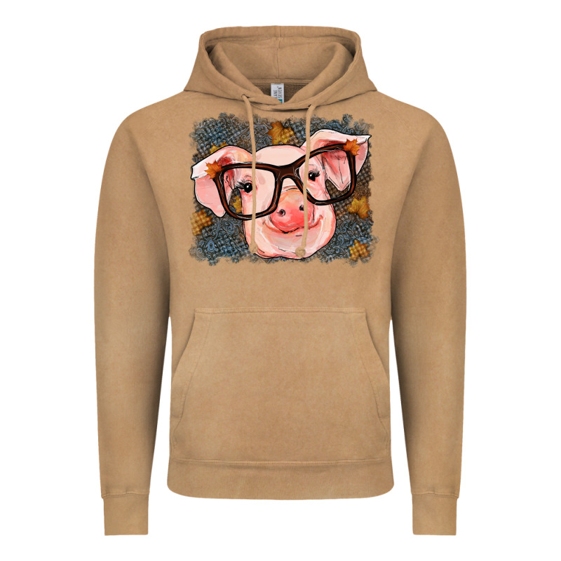 Fall Autumn Pig Vintage Hoodie by RanaPortraitStore | Teevron
