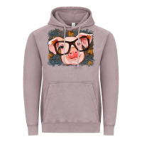Vintage Zinc Fall Autumn Pig Vintage Hoodie - RanaPortraitStore