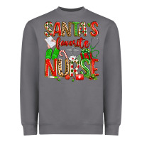 Storm santa's favorite nurse Heavyweight Sweatshirt - texasbilliewilder