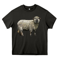 Asphalt hampshire sheep Heavy Core Tee - LillyAllenDesigns