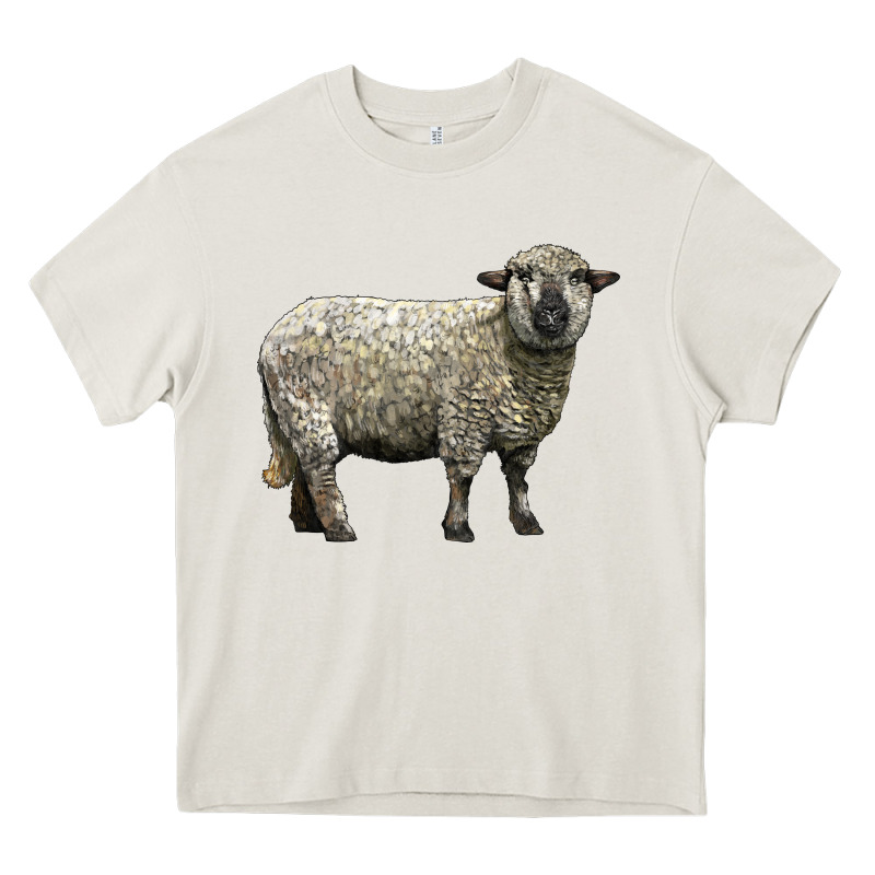 Hampshire Sheep Heavy Core Tee by LillyAllenDesigns | Teevron