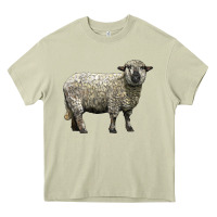 Mossy hampshire sheep Heavy Core Tee - LillyAllenDesigns
