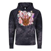 Cloud Black highland heifer easter Vintage Hoodie - LillyAllenDesigns