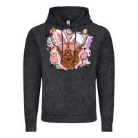 Vintage Arctic highland heifer easter Vintage Hoodie - LillyAllenDesigns