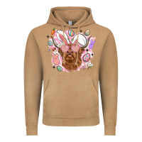 Vintage Camel highland heifer easter Vintage Hoodie - LillyAllenDesigns