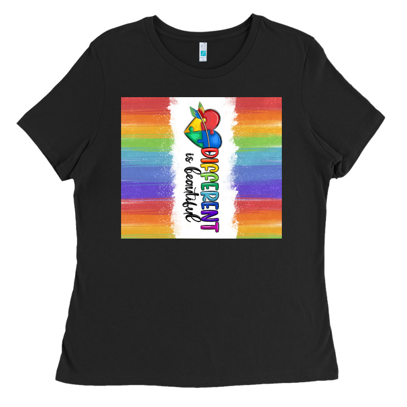 Different Is Beautiful Ladies Tee by MaliasSmallBusiness | Teevron