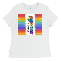 White different is beautiful Ladies Tee - MaliasSmallBusiness