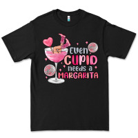 Black even cupid needs a margarita Premium Tee - MaliasSmallBusiness