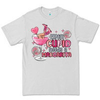 Dove Grey even cupid needs a margarita Premium Tee - MaliasSmallBusiness