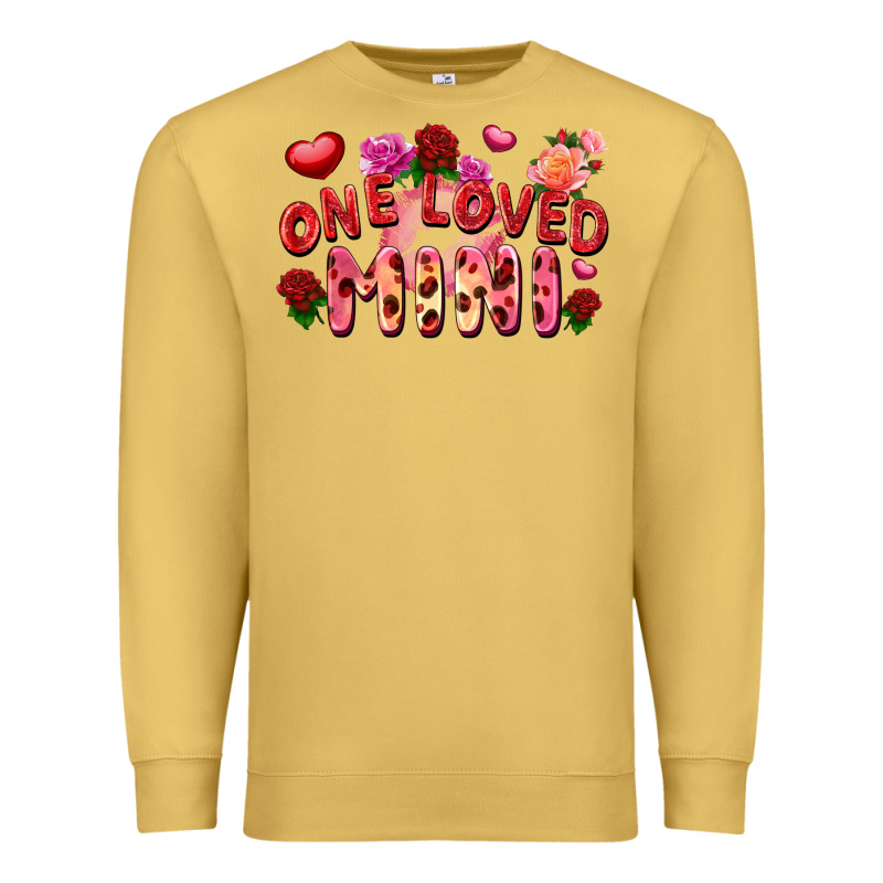 One Loved Mini Premium Sweatshirt by FaDigitalArtStudio | Teevron