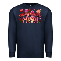 Navy one loved mini Premium Sweatshirt - FaDigitalArtStudio
