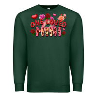 Sports Green one loved mini Premium Sweatshirt - FaDigitalArtStudio