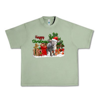 Oil Green happy christmas southdown baby sheep Urban Heavy Tee - LillyAllenDesigns
