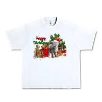 White happy christmas southdown baby sheep Urban Heavy Tee - LillyAllenDesigns