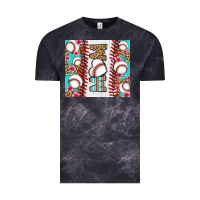 Cloud Black baseball mom Vintage Tee - LillyAllenDesigns