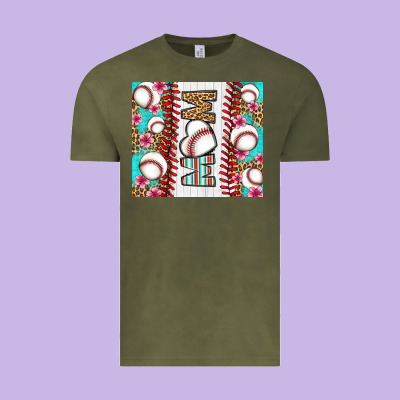 Baseball Mom Vintage Tee Designed By Lillyallendesigns