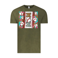 Vintage Olive baseball mom Vintage Tee - LillyAllenDesigns