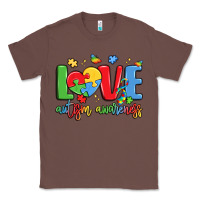 Chestnut love autism awareness Classic Tee - LillyAllenDesigns