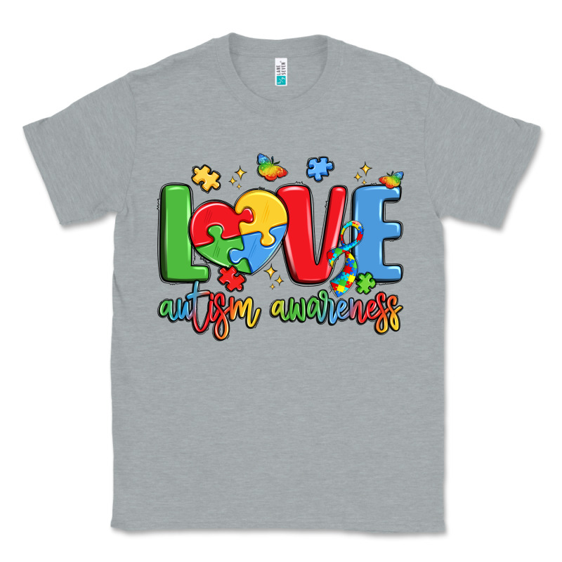 Love Autism Awareness Classic Tee by LillyAllenDesigns | Teevron