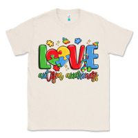 Natural love autism awareness Classic Tee - LillyAllenDesigns