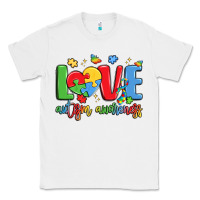 White love autism awareness Classic Tee - LillyAllenDesigns