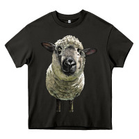 Asphalt hampshire sheep head Heavy Core Tee - LillyAllenDesigns