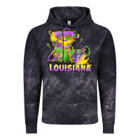Cloud Black louisiana mardi gras state map Vintage Hoodie - LillyAllenDesigns