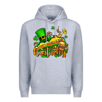 Heather Grey St. Patrick's Kentucky map Premium Hoodie - OliviaCreatesArt