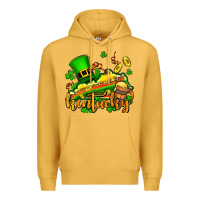 Mustard St. Patrick's Kentucky map Premium Hoodie - OliviaCreatesArt