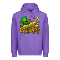 Purple St. Patrick's Kentucky map Premium Hoodie - OliviaCreatesArt